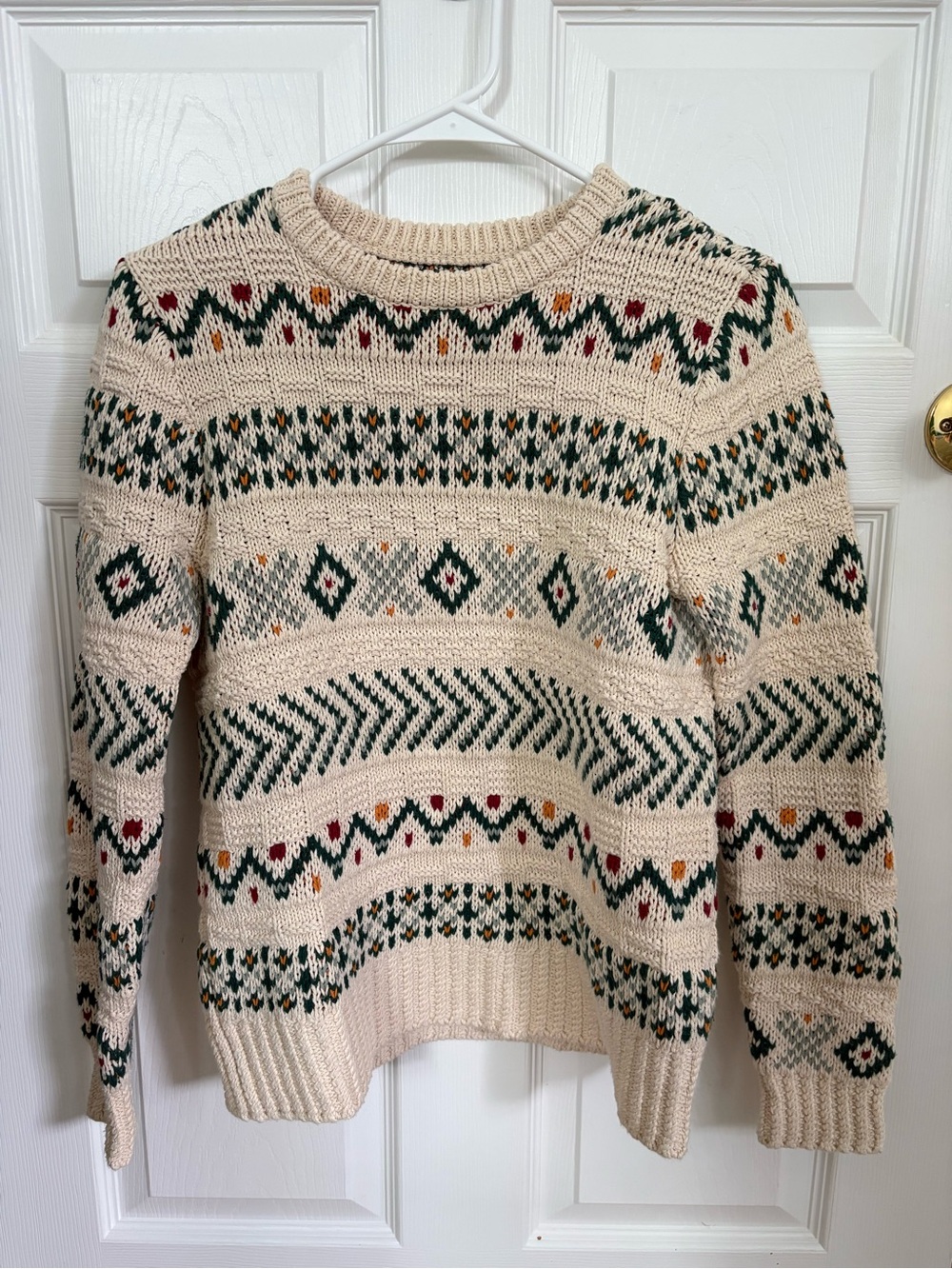 Vintage. LL Bean Signaturw Fair Isle Knit Sweater